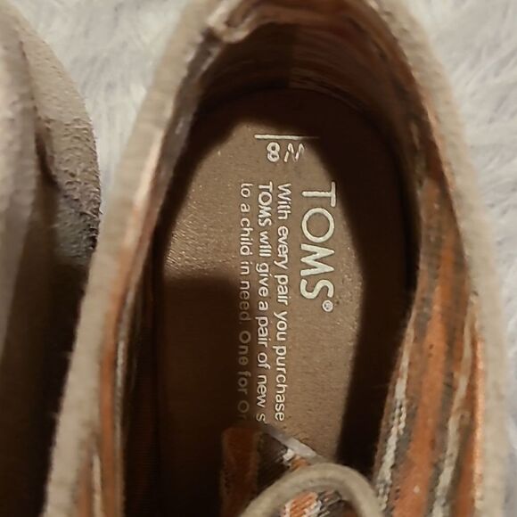 Toms womens Kala wedge bootie‎ desert taupe suade size 8 - Picture 2 of 10